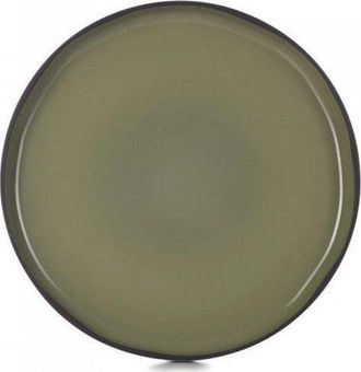 Revol Fuente Revol Caractere Plana Verde 26 Cm Porcelana