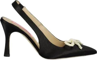 Custommade Dames, Schoenen, Zwart, Maat: 41 EU Satijn