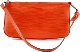 Louis Vuitton Pochette Accessoires Epi Leather clutch bag - Oranje