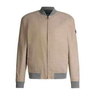 Joop Jassen, Heren, Beige, XL, Wol, Ribbed Blouson