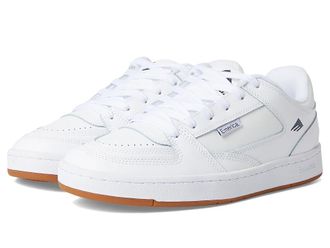 Emerica Mute Mens Shoes White : 10.5 D - Medium, Leather