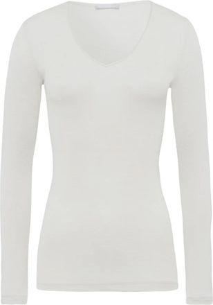 Hanro Cream Wool Blend Thermal Base Layer Size L