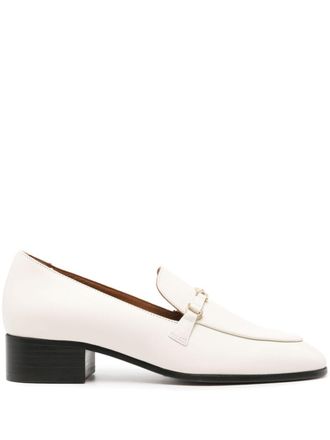 Maje 35mm leren loafers - Wit