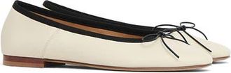 Mansur Gavriel Ballet Flat in Jasmine/black at Nordstrom, Size 36.5