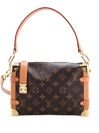Louis Vuitton Side Trunk Handbag Monogram Canvas GM crossbody bag - Brown
