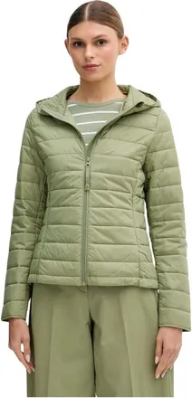 Benetton Chaqueta Acolchada con Capucha - Jackets - Mujer - Verde - S