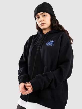 Santa Cruz Nouveau Felpa con Zip nero