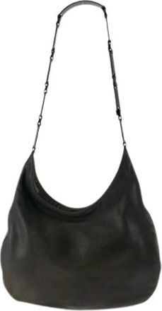 Prada Pre-owned Shoulder Bags, female, Brown, Size: ONE SIZE Pre-owned Leather Chain Shoulder Bag B8693