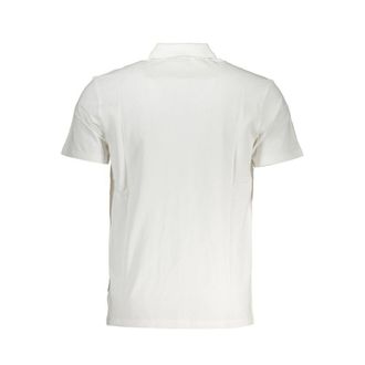 Napapijri Logo-Embroidered Cotton Polo - White