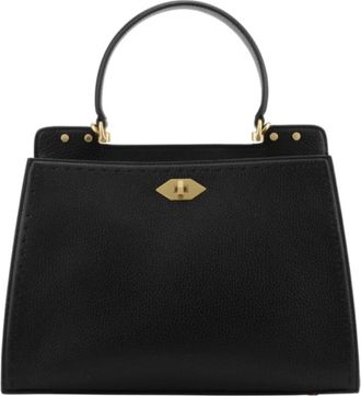 Pourchet Trianon GM - Dames - Handtassen - Zwart - ONE Size - Leer - Tassen