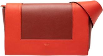 Celine Pre-owned Cross Body Bags, female, Red, Size: ONE SIZE Pre-owned The Frame Bag