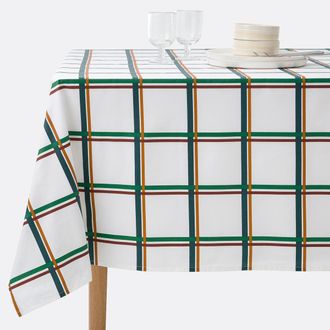 La Redoute Interieurs Bedrukt tafelkleed in gecoat katoen, Rafi