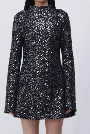 SIMKHAI Safia Mini Dress In Black