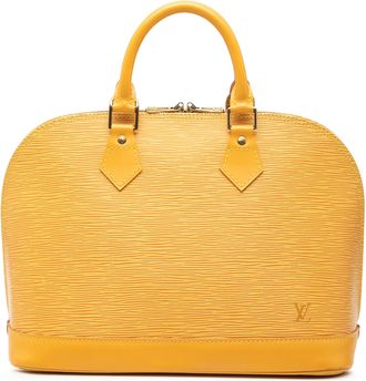 Louis Vuitton Pre-owned Womens Epi Alma Pm - Mustard Leather - One Size