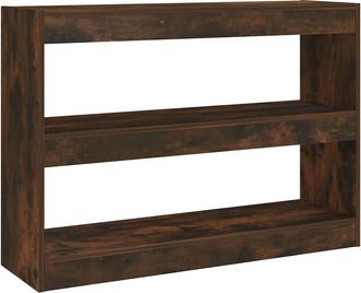 vidaXL Vidaxl - Estanter&iacute;a/divisor De Espacios Color Roble Ahumado 100x30x72 Cm