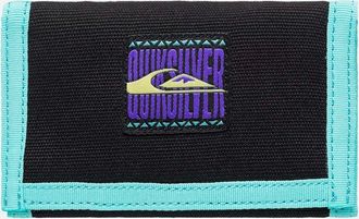 Quiksilver Mens Quiksilver Mens The Everydaily Tri-Fold Wallet - Black - Size: S
