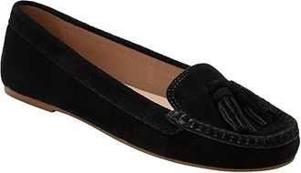 Jack Rogers Melnick Tassel Moc - Suede Womens Flat Shoes Black : 6.5 M, Leather/Rubber/Suede