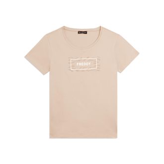 Freddy T-shirt con Logo FREDDY su Grafica Ondulata