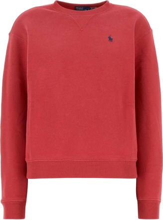Polo Ralph Lauren embroidered-logo sweater - women - Polyester/Cotton - L