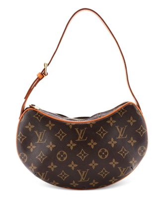 Louis Vuitton Croissant Handbag Monogram Canvas PM hobo bag - Brown