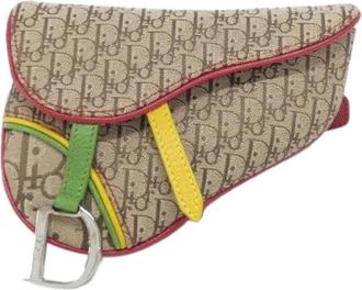 Dior Pre-owned Canvas Waist Bag - Dames - Vintage Schoudertas - Beige - ONE Size - Vintage