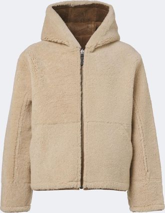 Yves Salomon Reversible shearling and leather jacket