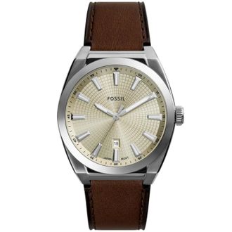 Fossil Mens Everett Champagne Dial Watch