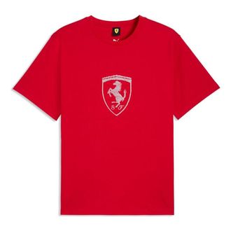 Puma (WMNS) PUMA x Scuderia Ferrari Tonal Shield T-Shirt Rosso Corsa 634254-02