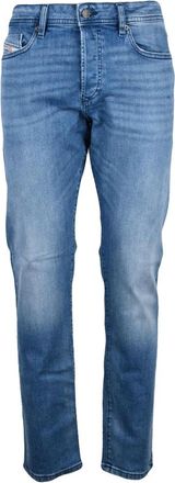 Diesel Jeans, Heren, Blauw, W33, Katoen, Buster Rbg 22 Jeans