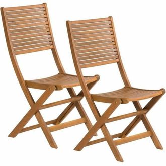 OEM Fieldmann Fdzn 4012-t Silla Plegable Marr&oacute;n Lote De 2