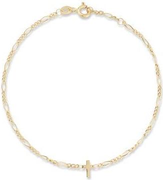 Ember Fine Jewelry Cross Chain Bracelet in Gold at Nordstrom Rack
