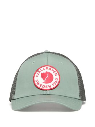 Fj&auml;llr&auml;ven 1960 L&aring;ngtradarkeps logo-patch cap - unisex - Polyester/Cotton - L/XL - Green