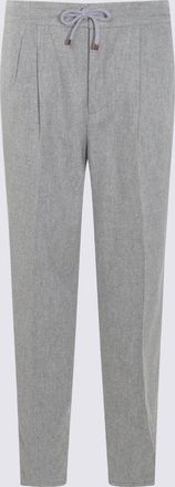 Brunello Cucinelli Grey Wool Pants