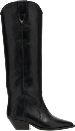 Isabel Marant Denvee Boots - Dames - Cowboylaarzen - Zwart - 38 EU - Leer - Schoenen