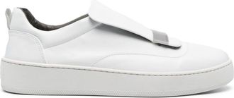 Sergio Rossi SR1 Addict leather sneakers - men - Rubber/Calf Leather/Calf Leather - 10 - White