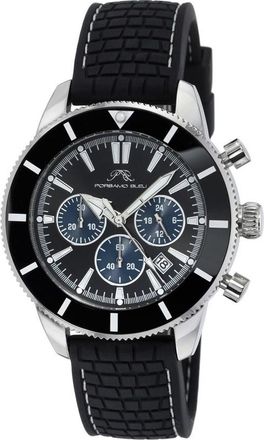 Porsamo Bleu Brandon Chronograph Quartz Black Dial Mens Watch 1013ABRR