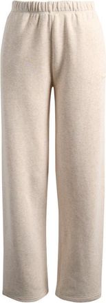 SKIMS Cotton Fleece Blend Classic Straight Leg Pants in Oatmeal Heather at Nordstrom, Size Xx-Small