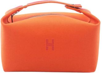 Herm&egrave;s Pre-owned Hermes Large Toile Bride A Brac Case Ladies YW55PCHAZD0SDVL8