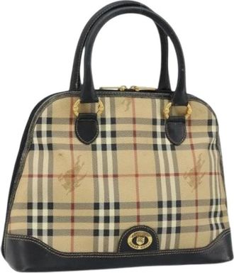Burberry Pre-owned Handbags, female, Beige, Size: ONE SIZE Pre-owned Vintage Hand Bag