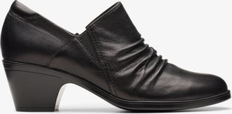 Clarks Emily2 Cove Zwarte Leren Schoenen