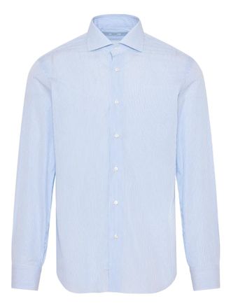 Barba Gestreept overhemd - Blauw