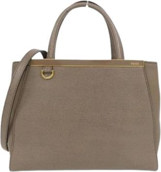 Fendi Pre-owned Handbags, female, Brown, Size: ONE SIZE Pre-owned Leather Vintage Handbag