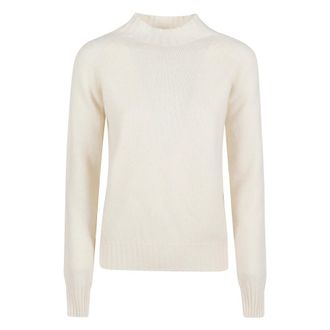 Drumohr Trui met ronde hals - Dames - Coltruien - Beige - L - Truien & Vesten