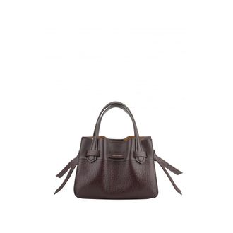Pourchet Tassen, Dames, Rood, ONE Size, Leer, Blossom Handtas