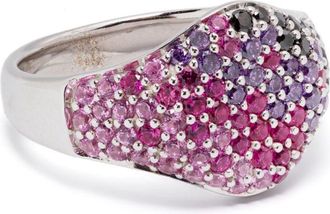 Tom Wood Anello da cocktail Mini Sunset - Argento