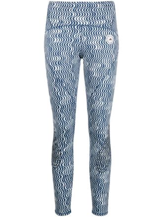 adidas by Stella McCartney Legging met print - Blauw