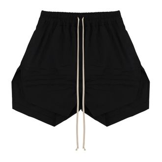 Rick Owens Casual Shorts, male, Black, Size: L Drawstring Shorts