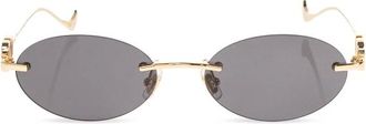 Valentino Sunglasses, female, Yellow, Size: 53 MM Vg0032S Sunglasses