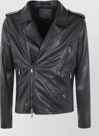 Giorgio Brato leather biker jacket