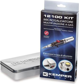 Kemper Kit professionale micro saldatore a gas corpo trasparente ofsalgas - Kemper